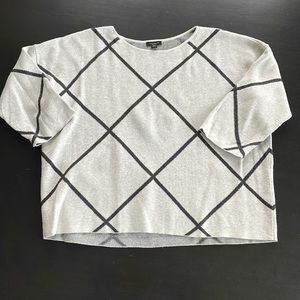 [Ann Taylor Factory] Gray Crop Sweater